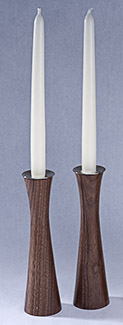 Walnut Candlesticks